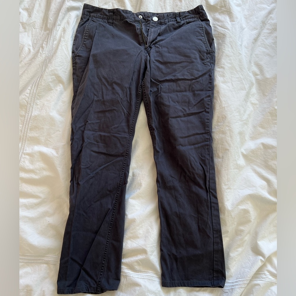 Bonobos grey khaki slim straight  33/30